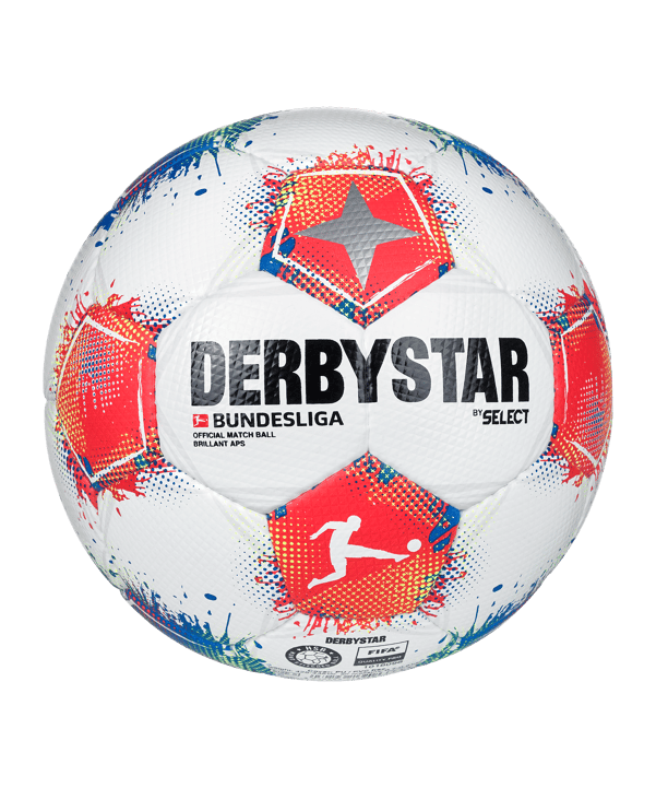 Derbystar Bundesliga Brillant APS v25 Spielball Weiß - weiss