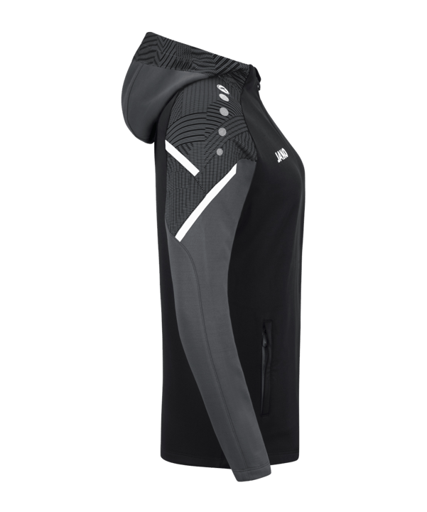 JAKO Performance Kapuzenjacke Damen Schwarz F804 - schwarz
