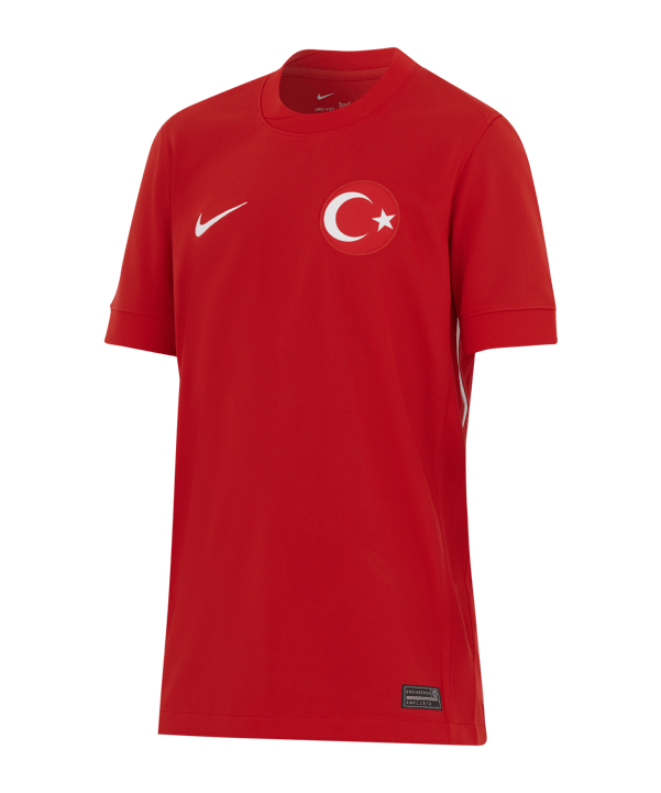 Nike Türkei Trikot Away EM 2024 Kids Rot Rot Weiss F611 - rot