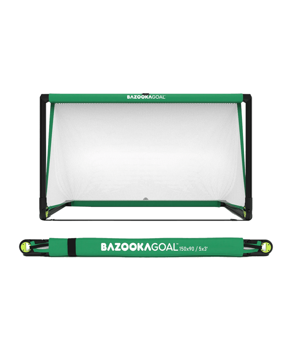 BAZOOKAGOAL CLASSIC PVC | 150x90cm | Grün Weiss | - gruen