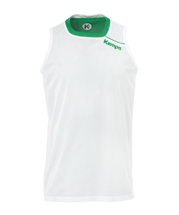 Kempa Reversible Tank Top Kids Grün Weiss F07 - gruen