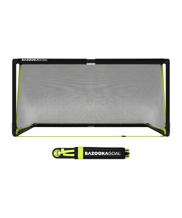 BAZOOKAGOAL PVC Teleskoptor | 180x90cm | Tor |  Schwarz - schwarz