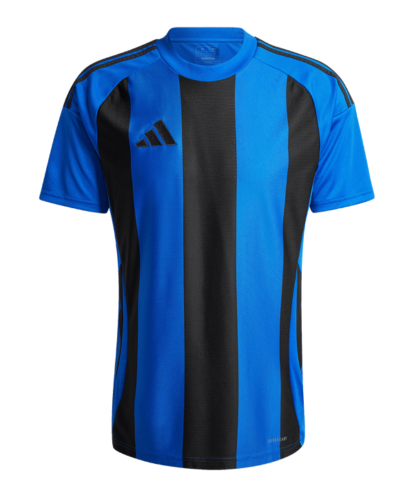 adidas Striped 24 Trikot Blau Schwarz