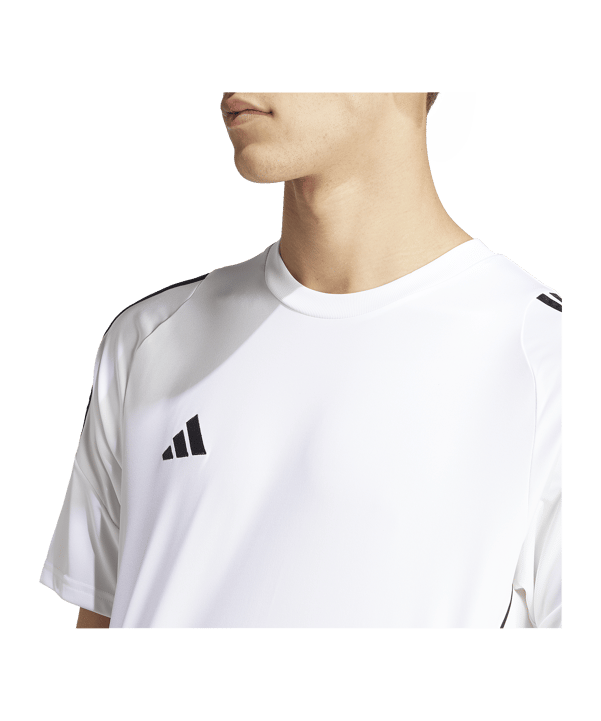 adidas Tiro 24 Trikot Weiss Schwarz - weiss