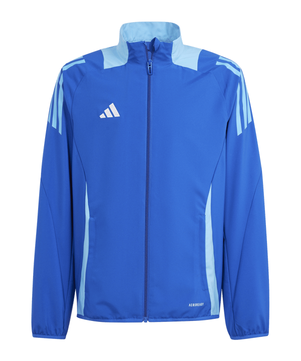 adidas Tiro 24 Competition Präsentationsjacke Kids Blau