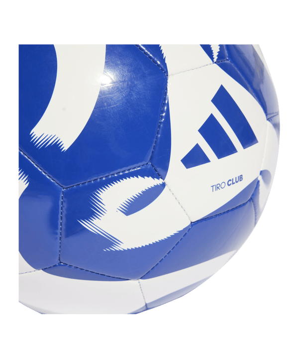 adidas Tiro Club Trainingsball Weiss Blau | - weiss