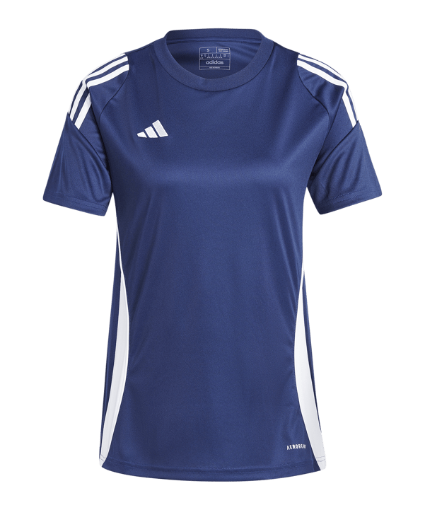 adidas Tiro 24 Trikot Damen Blau Weiss - blau
