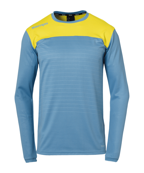 Kempa Emotion 2.0 T-Shirt langarm | Blau Gelb F14 - blau