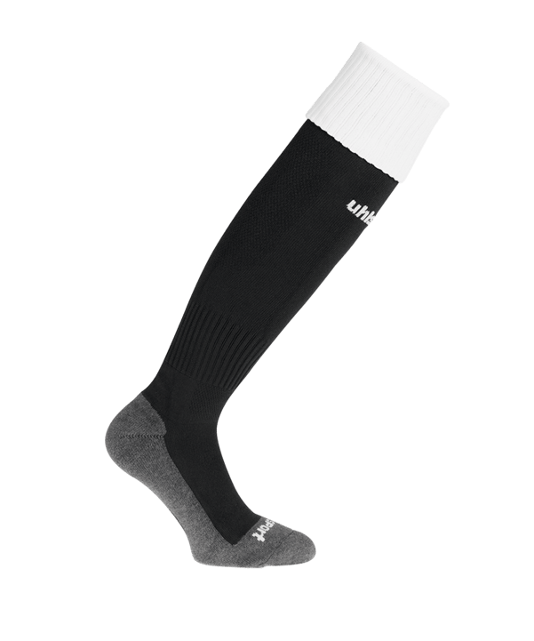 Uhlsport Club Stutzenstrumpf Schwarz Weiss F01