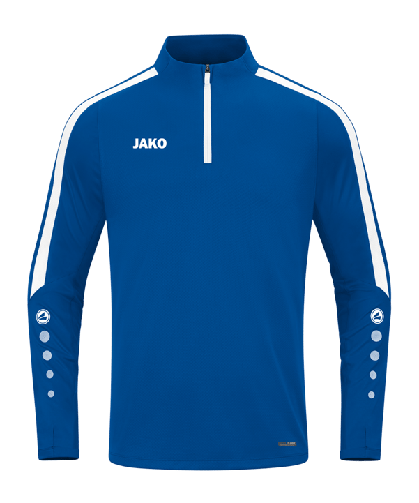 JAKO Power Sweatshirt Kids Blau Weiss F400