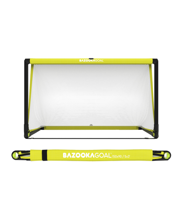 Bazookagoal Teleskoptor | 150x90 Gelb Weiss - gelb
