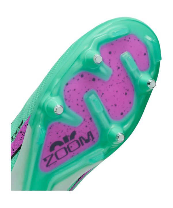 Nike Air Zoom Mercurial Superfly IX Elite SG-Pro AC Peak Ready Grün Pink Schwarz F300 - gruen