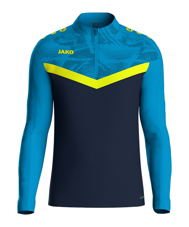 JAKO Iconic HalfZip Sweatshirt Kids Blau F914