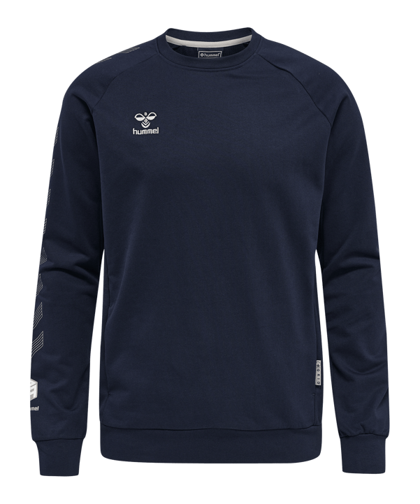 Hummel hmlMOVE Grid Sweatshirt Blau F7026 - blau