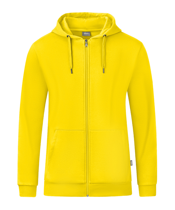 Jako Organic Kapuzenjacke Gelb F300