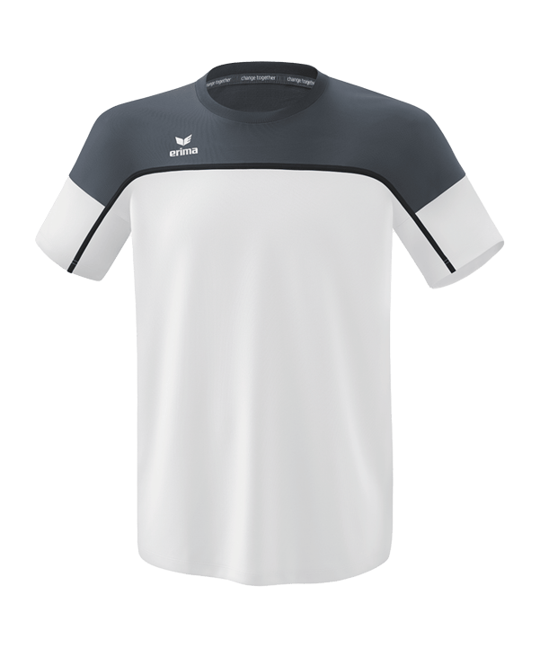 Erima Change by T-Shirt Kids Weiss Grau 