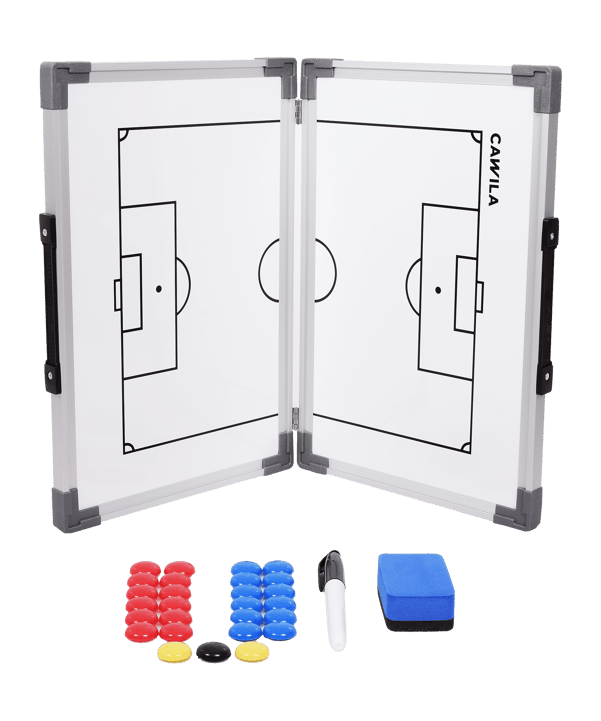 Cawila Taktiktafel Fussball klappbar | 45 x 60cm - weiss
