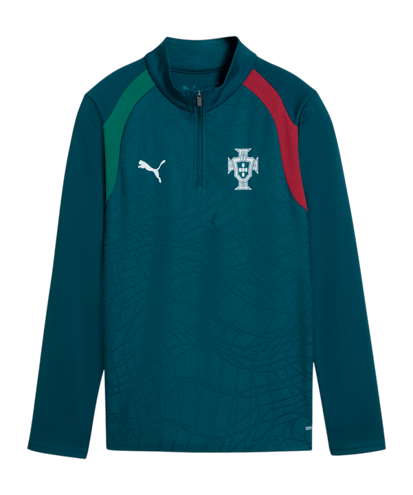 PUMA Portugal Training 1/4 Zip Sweatshirt Kids Blau F15 - blau