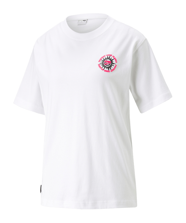 PUMA DOWNTOWN Relaxed Graphic T-Shirt Damen F02