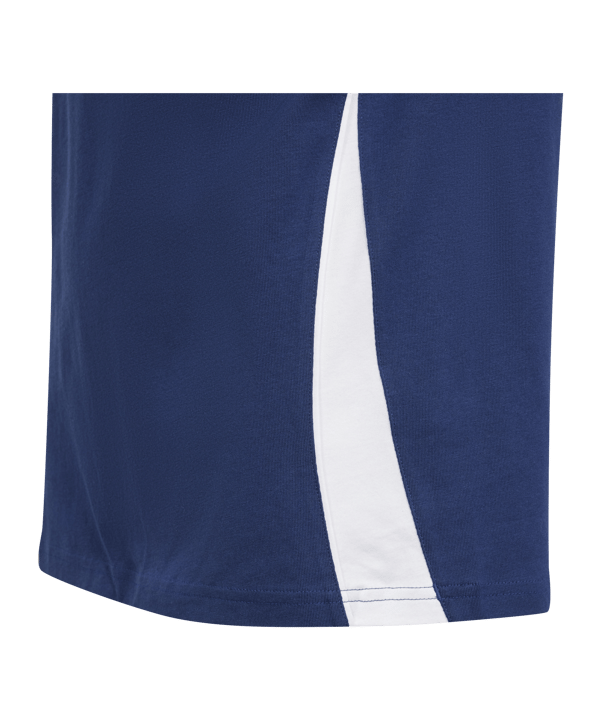adidas Tiro 24 T-Shirt Kids Blau Weiss - blau