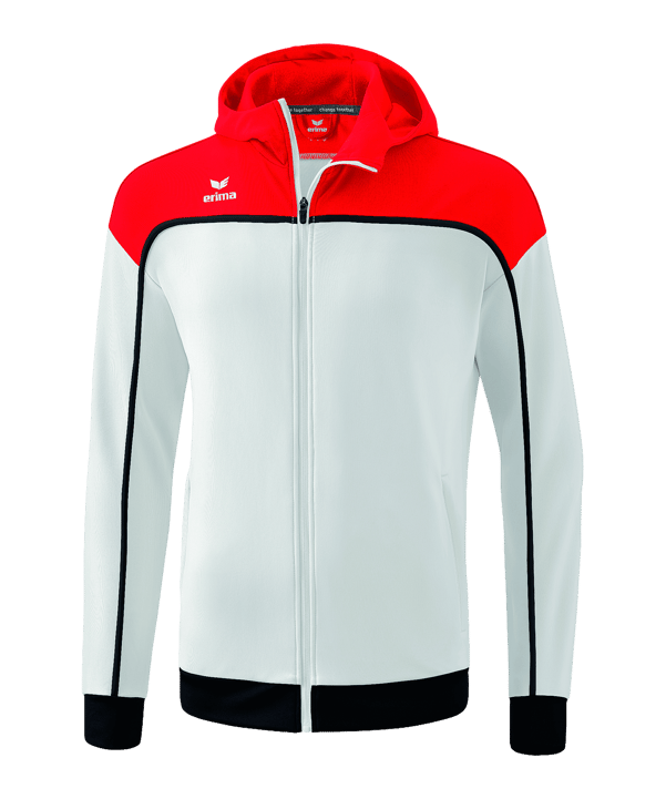 Erima Change by Kapuzenjacke Weiss Rot