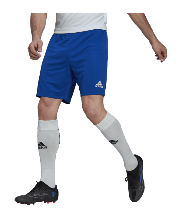 adidas Entrada 22 Short Blau Weiss - blau