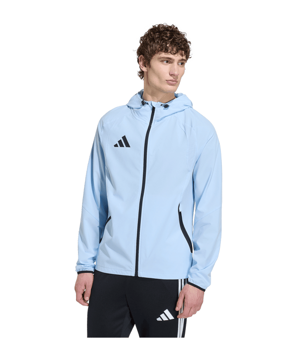 adidas Tiro Travel Windjacke Blau 