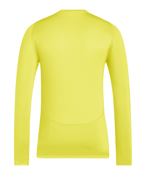 adidas Techfit Longsleeve T-Shirt Gelb - gelb