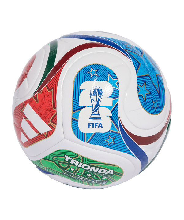 adidas World Cup 26 Trionda League 350 Spielball Kids Weiß - weiss