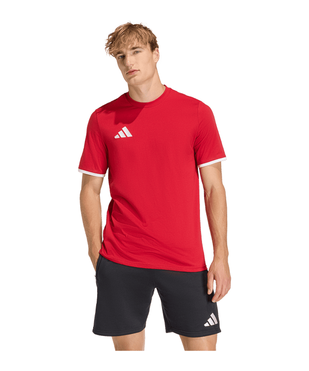adidas Entrada 26 T-Shirt Rot 