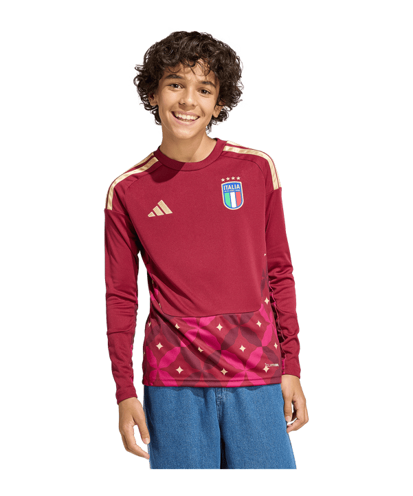 adidas Italien Torwarttrikot Langarm Home WM 2026 |  Kids Rot - rot