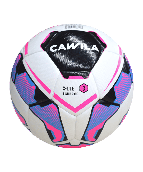 Cawila Light-Fußball MISSION HYBRID X-LITE |   Fairtrade 290g | Gr.3 - weiss
