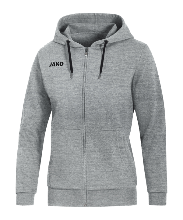 JAKO Base Kapuzenjacke Damen Grau F41