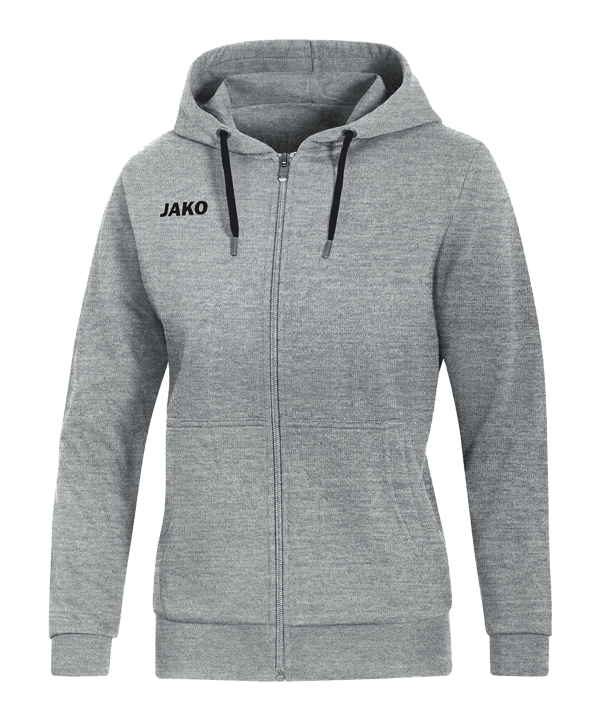 JAKO Base Kapuzenjacke Damen Grau F41