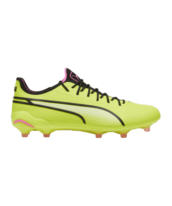 PUMA KING Ultimate FG/AG Phenomenal Gelb Schwarz Pink F06 - gruen