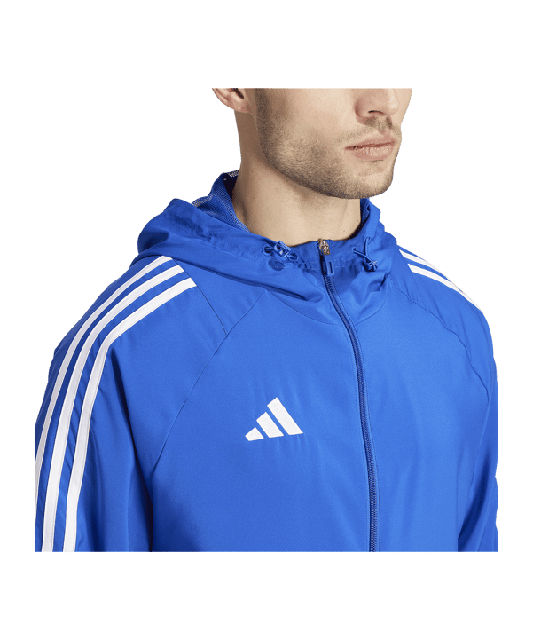 adidas Tiro 24 Windbreaker Blau | - blau