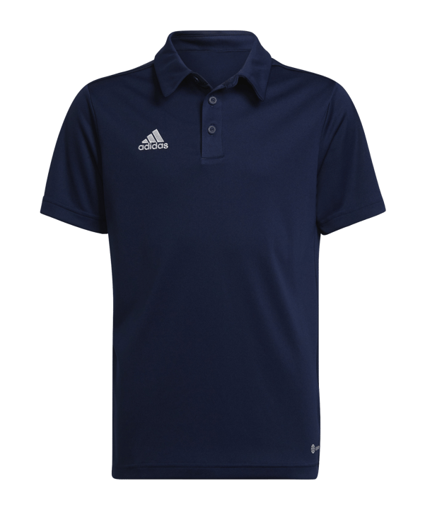 adidas Entrada 22 Poloshirt Kids Dunkelblau - blau