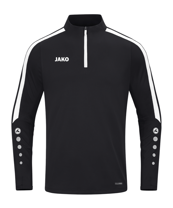JAKO Power Sweatshirt Schwarz Weiss F800