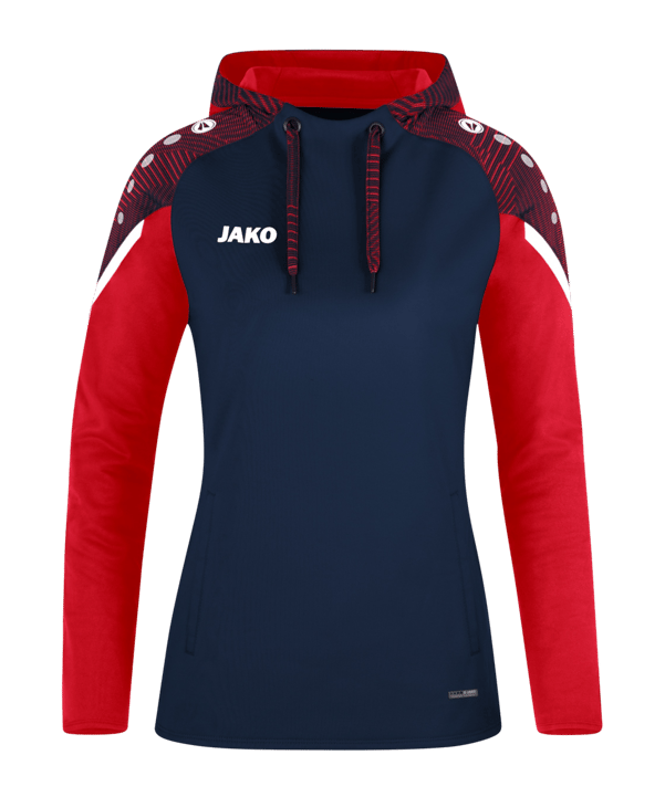 JAKO Performance Hoody Damen Blau Rot F909