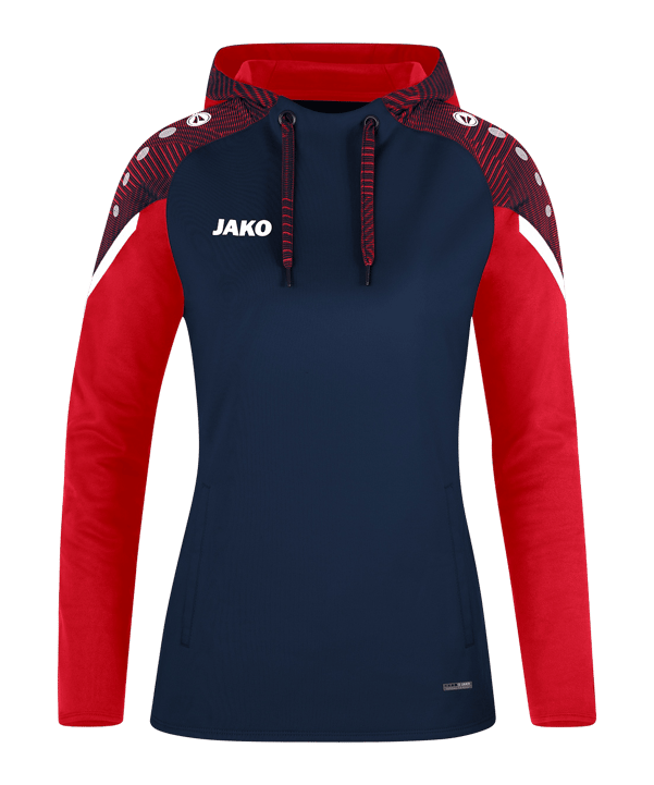 JAKO Performance Hoody Damen Blau Rot F909