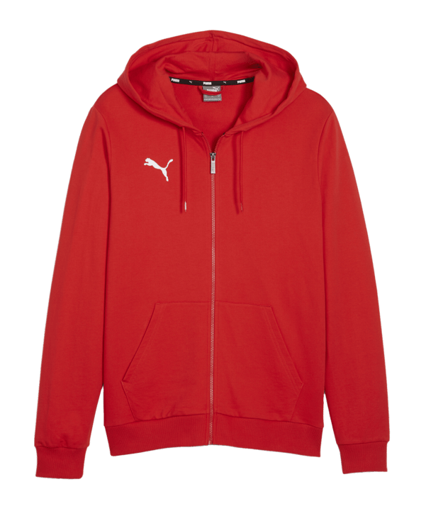 PUMA teamGOAL Casuals Kapuzenjacke Rot F01 
