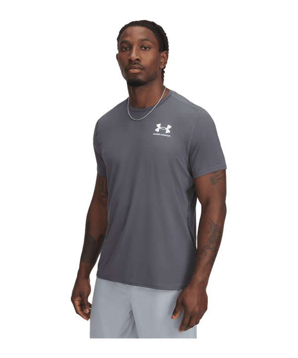 Under Armour Heatgear Fitted T-Shirt Grau F025 