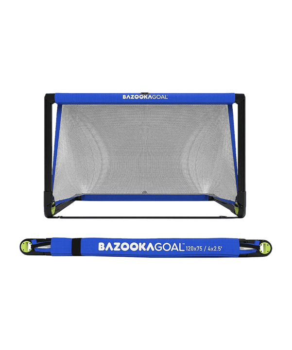 BAZOOKAGOAL SPARE-NET | 120x75cm | Blau Weiß | - blau