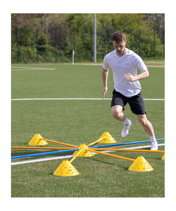 Cawila Trainingsstange L | 1,60m | Ø 25mm | Rot - rot