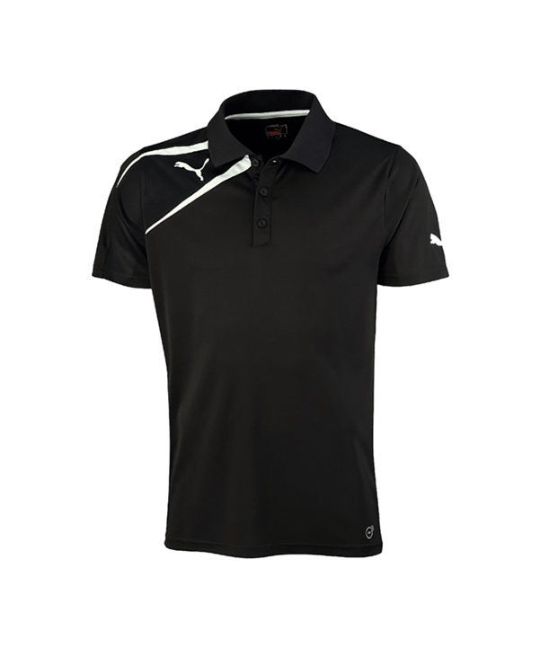 PUMA Spirit Poloshirt Kids Schwarz Weiss F03 - schwarz