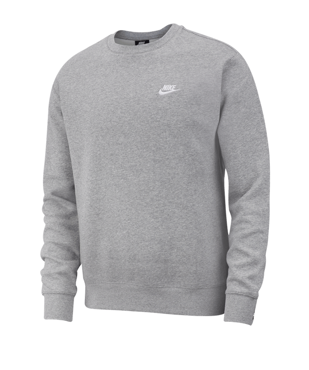 Nike Club Crew Sweatshirt Grau F063 - grau