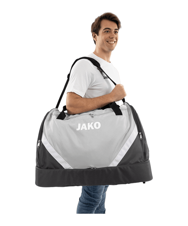 JAKO Iconic Gr. L Tasche Grau F839 - grau