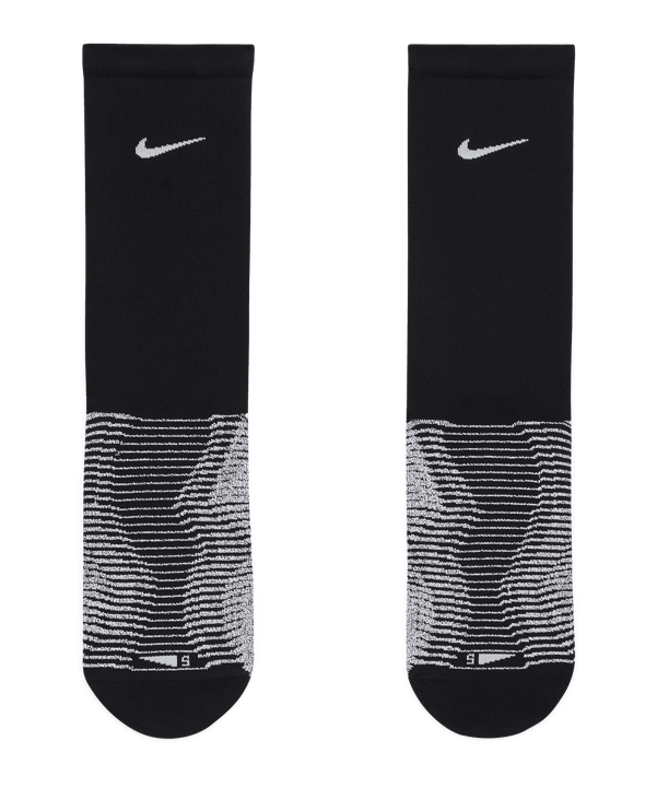 Nike Vapor Grip Crew Socken Schwarz Weiss F010 - schwarz