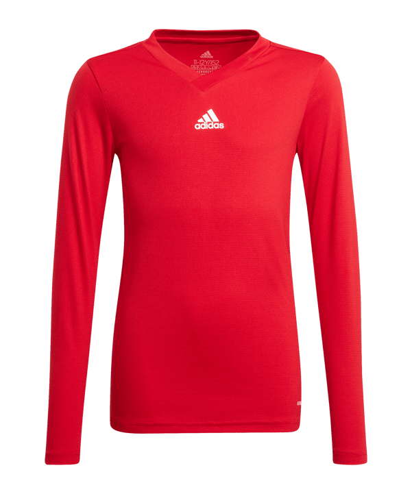 adidas Team Base Top langarm Kids Rot - rot