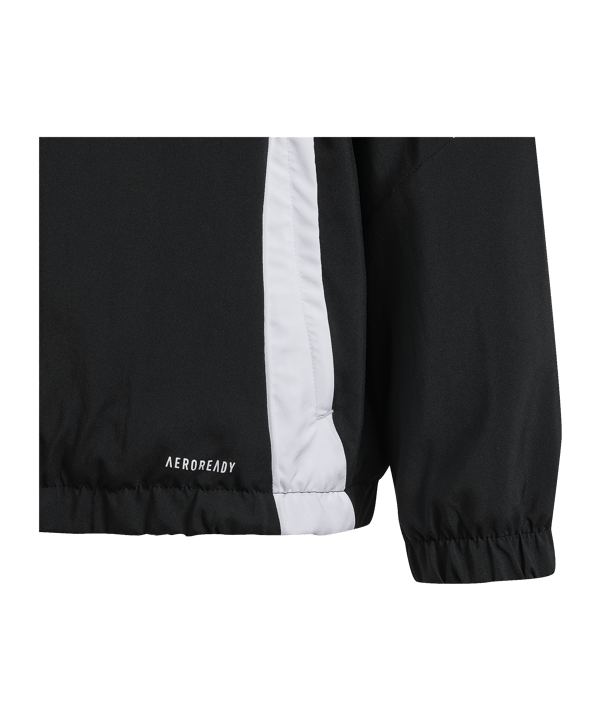 adidas Tiro 24 Windbreaker Kids Schwarz Weiss | - schwarz